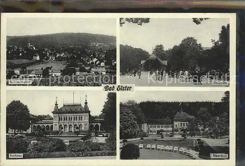 Bad Elster Gesamtansicht Badeplatz Kurhaus Albertbad Kat. Bad Elster