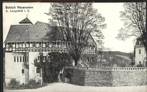 Rauenstein Erzgebirge Schloss Rauenstein Kat. Lengefeld Erzgebirge