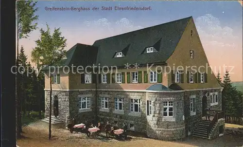 Ehrenfriedersdorf Erzgebirge Greifenstein Berghaus Kat. Ehrenfriedersdorf