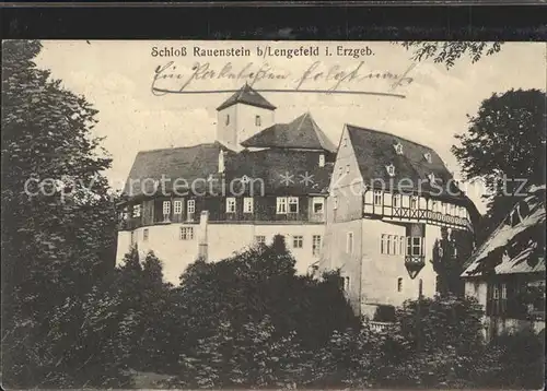 Rauenstein Erzgebirge Schloss Rauenstein Kat. Lengefeld Erzgebirge