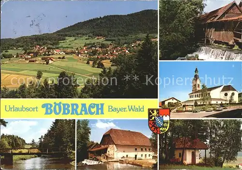 Boebrach Kirche Panorama Bruecke Kat. Boebrach