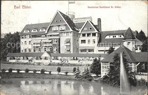 Bad Elster Sanatorium Sanitaetsrat Doktor Koehler Kat. Bad Elster