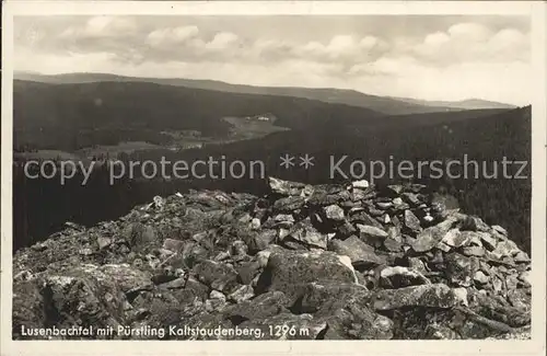 Bayrisch Eisenstein Luisenbachtal Puerstling Kaltstaudenberg Kat. Bayerisch Eisenstein