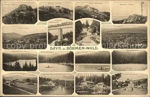 Bayrisch Eisenstein Bayrischer  und Boehmer  Wald Teufelssee Zwiesel Kat. Bayerisch Eisenstein