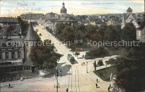 Plauen Vogtland Lutherkirche Lutherhaus Kat. Plauen