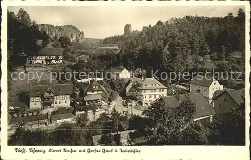 Rathen Saechsische Schweiz Talwaechter Kat. Rathen Sachsen