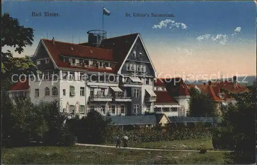 Bad Elster Koehler s Sanatorium Kat. Bad Elster