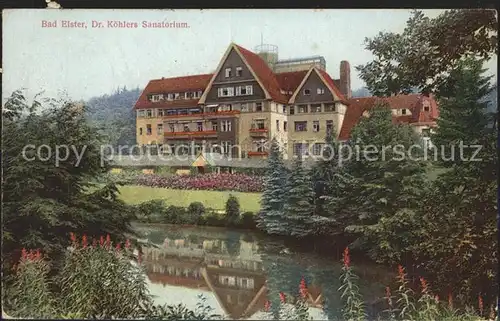 Bad Elster Koehler s Sanatorium Kat. Bad Elster
