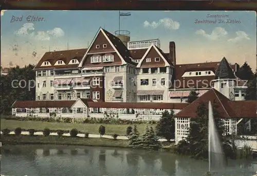 Bad Elster Koehler s Sanatorium Kat. Bad Elster