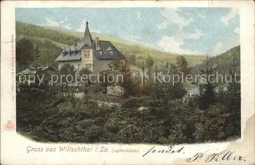 Wilischthal Jagdschaenke Kat. Zschopau