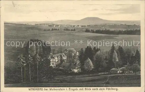 Warmbad Wolkenstein Blick zum Poehlberg Kat. Wolkenstein