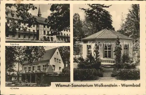 Warmbad Wolkenstein Wismut Sanatorium Kat. Wolkenstein