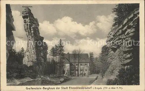 Ehrenfriedersdorf Erzgebirge Greifenstein Berghaus Kat. Ehrenfriedersdorf