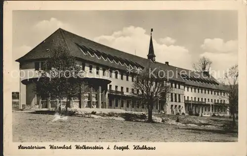 Warmbad Wolkenstein Sanatorium Kat. Wolkenstein