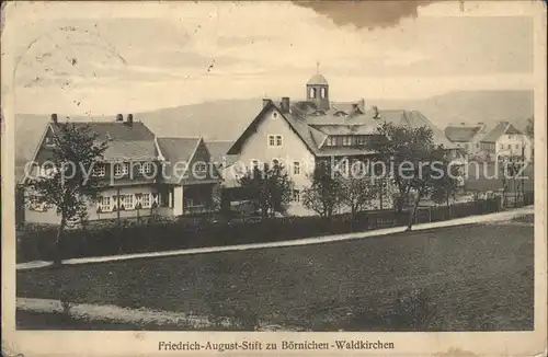 Boernichen Erzgebirge Friedrich August Stift Kat. Boernichen Erzgebirge