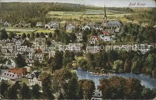 Bad Elster Stadtansicht Kat. Bad Elster