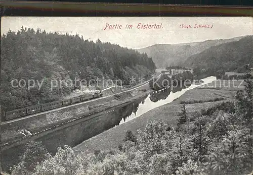 Plauen Vogtland Elstertal Eisenbahn Kat. Plauen