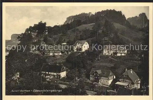 Rathen Saechsische Schweiz Elbsandsteingebirge Kat. Rathen Sachsen