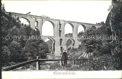 Jocketa Elstertalbruecke Kat. Poehl Vogtland