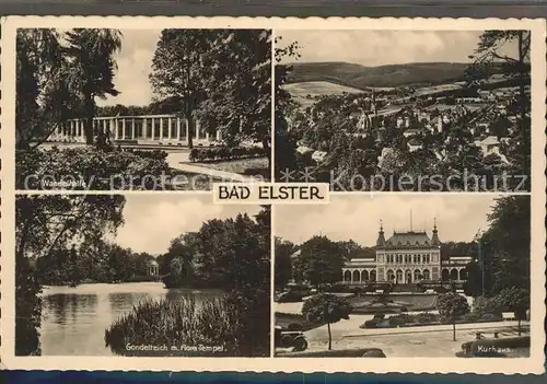 Bad Elster Wandelhalle Kurhaus Gondelteich Kurhaus Kat. Bad Elster