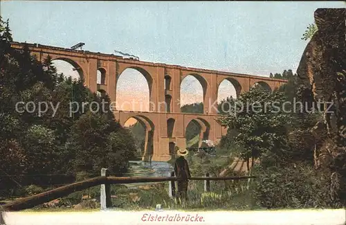 Jocketa Elstertalbruecke Kat. Poehl Vogtland