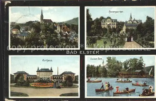 Bad Elster Rosengarten Kurhaus Luisa  See Kat. Bad Elster
