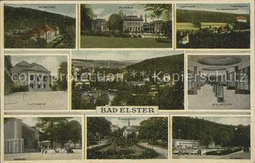 Bad Elster Wandelhalle Kurtheater Badeplatz Kurhaus Kat. Bad Elster