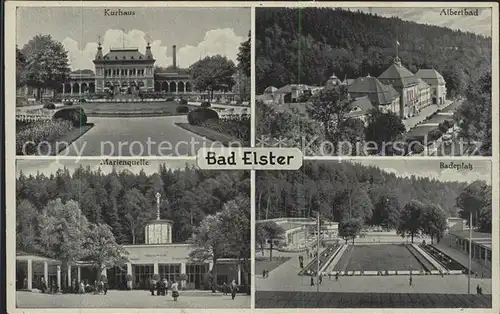 Bad Elster Badeplatz Albertbad Kurhaus Kat. Bad Elster