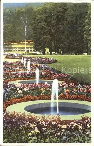 Bad Elster Brunnen  Anlagen Kurpark Kat. Bad Elster