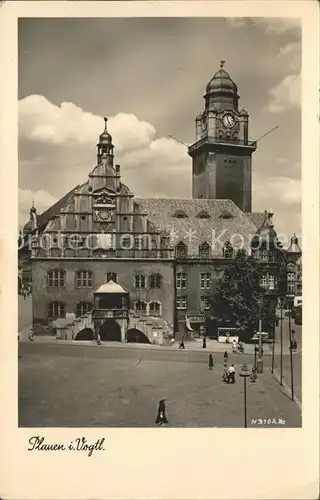 Plauen Vogtland Rathaus Kat. Plauen