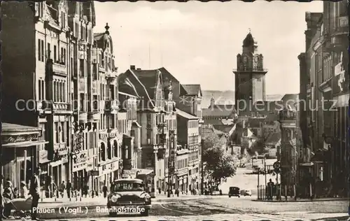 Plauen Vogtland Bahnhofstrasse Kat. Plauen