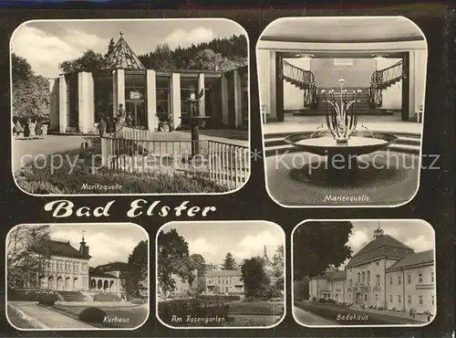 Bad Elster Marienquelle Badehaus Kurhaus Kat. Bad Elster