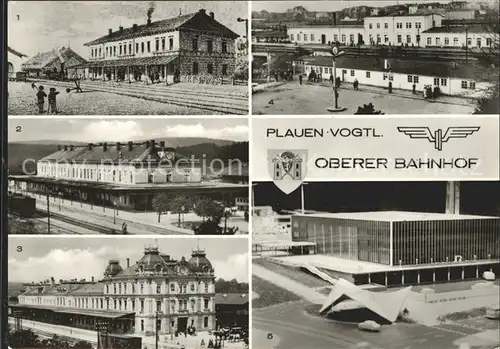 Plauen Vogtland Oberer Bahnhof Kat. Plauen