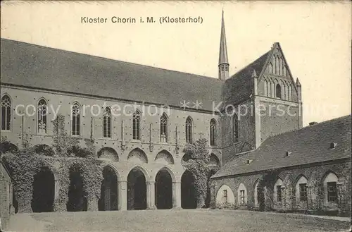 Chorin Klosterhof Kat. Chorin