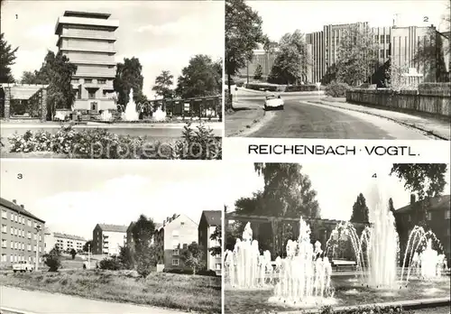 Reichenbach Vogtland Wasserturm Ingenieurschule Leninstrasse Springbrunnen Wasserturm Kat. Reichenbach