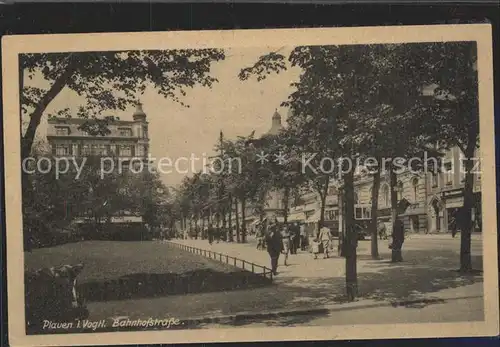 Plauen Vogtland Bahnhofstrasse Kat. Plauen