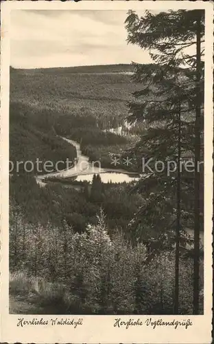 Lengenfeld Vogtland Landschaftspanorama Kat. Lengenfeld Vogtland