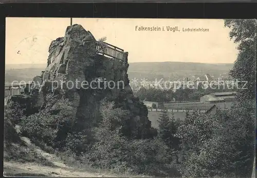 Falkenstein Vogtland Lochsteinfelsen Kat. Falkenstein Vogtland