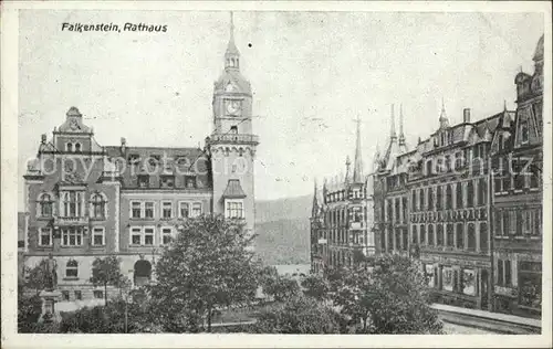 Falkenstein Vogtland Rathaus Kat. Falkenstein Vogtland