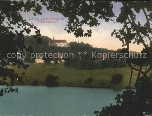 Lichtenwalde Sachsen Schloss Zschopautal See / Niederwiesa /Mittelsachsen LKR