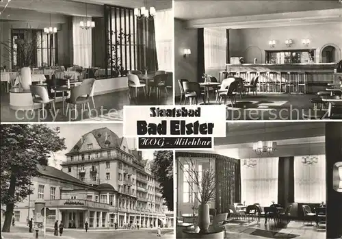 Bad Elster HOG Milchbar Gaststaette Staatsbad Kat. Bad Elster