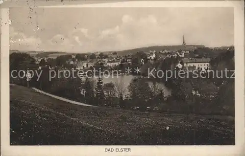 Bad Elster Blick zum Louisasee Gondelteich Kat. Bad Elster