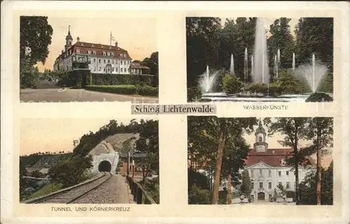 Lichtenwalde Sachsen Schloss Wasserkuenste Zschopautal Eisenbahn Tunnel / Niederwiesa /Mittelsachsen LKR