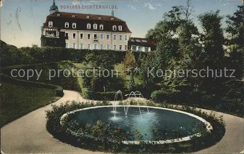 Lichtenwalde Sachsen Schloss im Zschopautal / Niederwiesa /Mittelsachsen LKR