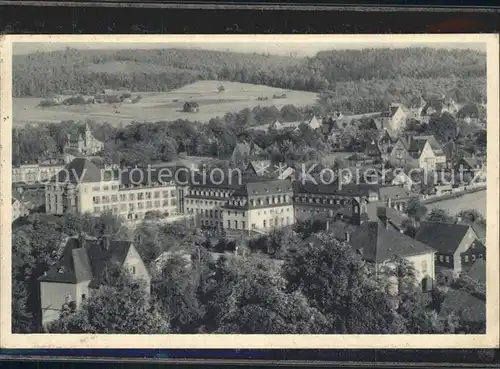 Oberschlema Erzgebirge Teilansicht mit Kurhaus Kat. Bad Schlema