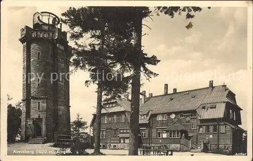 Auersberg Wildenthal Aussichtsturm Unterkunftshaus Kat. Eibenstock