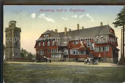 Auersberg Wildenthal Aussichtsturm Unterkunftshaus Kat. Eibenstock