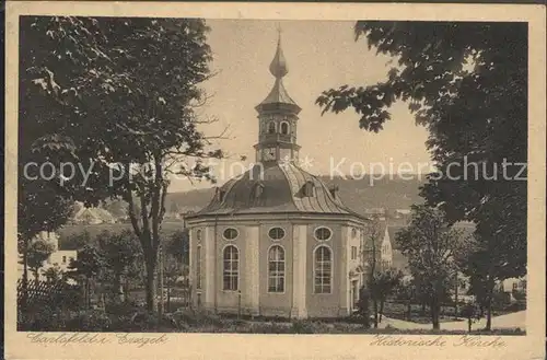 Carlsfeld Erzgebirge Historische Kirche 17. Jhdt. Kat. Eibenstock