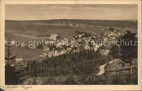 Carlsfeld Erzgebirge Gesamtansicht Kat. Eibenstock