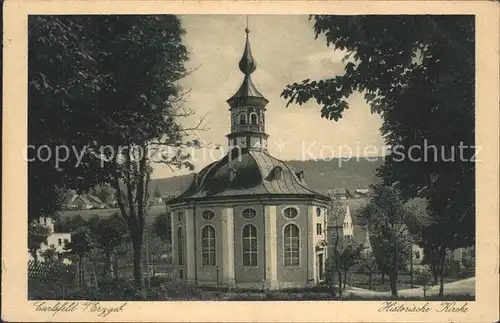 Carlsfeld Erzgebirge Historische Kirche 17. Jhdt. Kat. Eibenstock